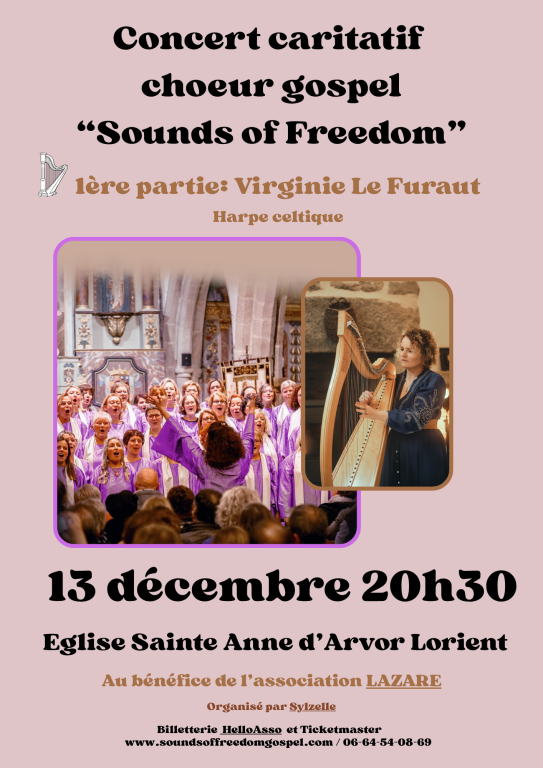 Concert caritatif gospel - 13/12 - Lorient - 20h30