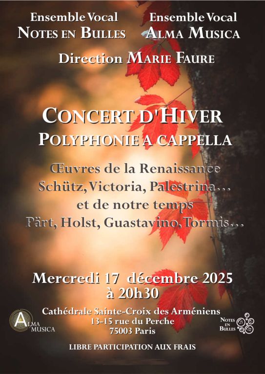 Chant polyphonique a cappella - Alma Musica et ...