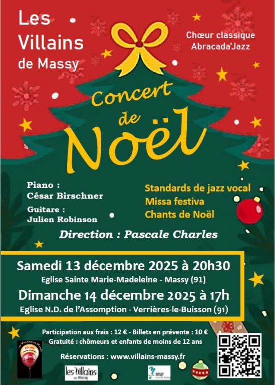 Concert de Noël à Massy