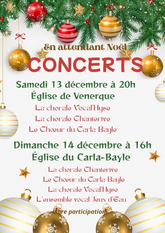 Concerts de Noël