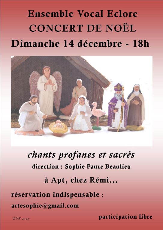 Concert de Noël choeur mixte et choeur de femmes