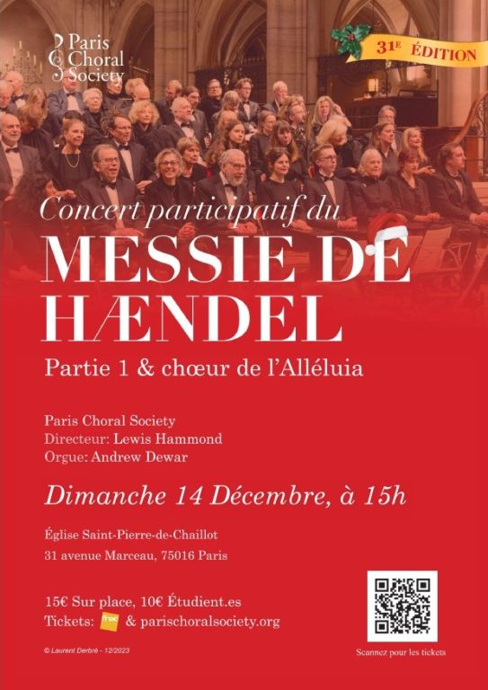 Concert participatif - Le Messie de Haendel (P ...