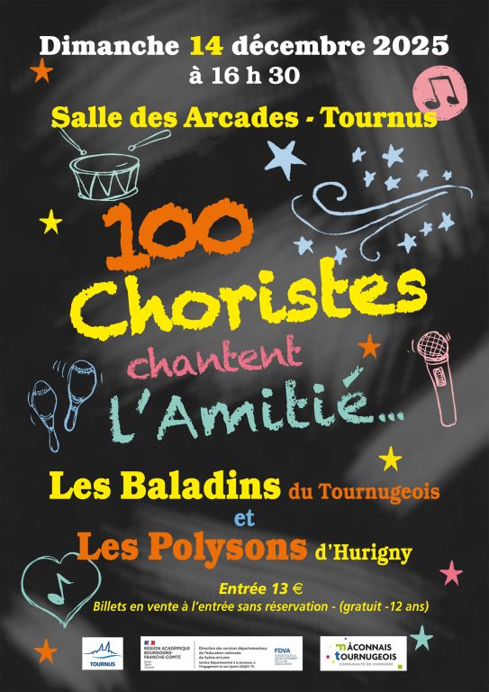 2 CHORALES AVEC PLUS D'UNE CENTAINE DE CHORISTES !