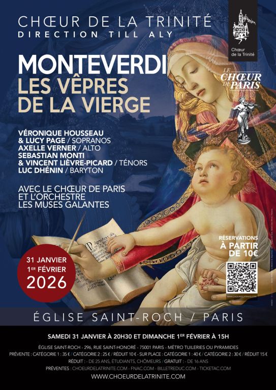 Les vêpres de la vierge de Monteverdi
