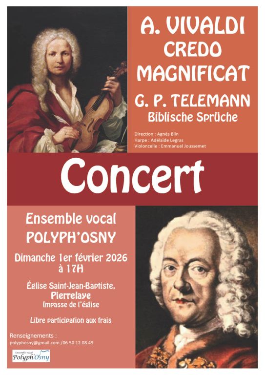 Concert Vivaldi Credo, Magnificat - Teleman Bi ...