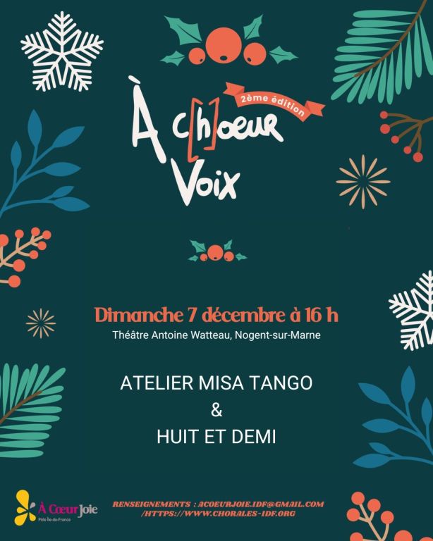Festival AChoeurVoix - 7 décembre