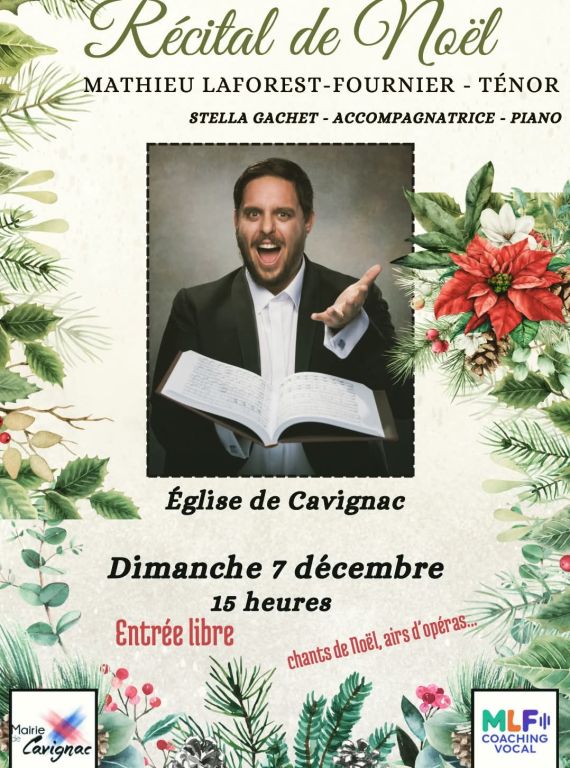 Mathieu Laforest-Fournier Ténor chante Noël