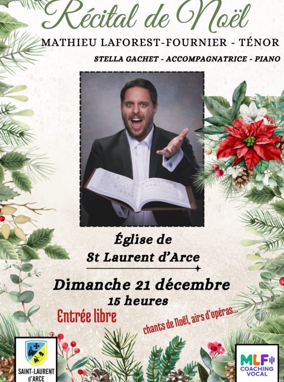 Mathieu Laforest Fournier Ténor Chante Noël