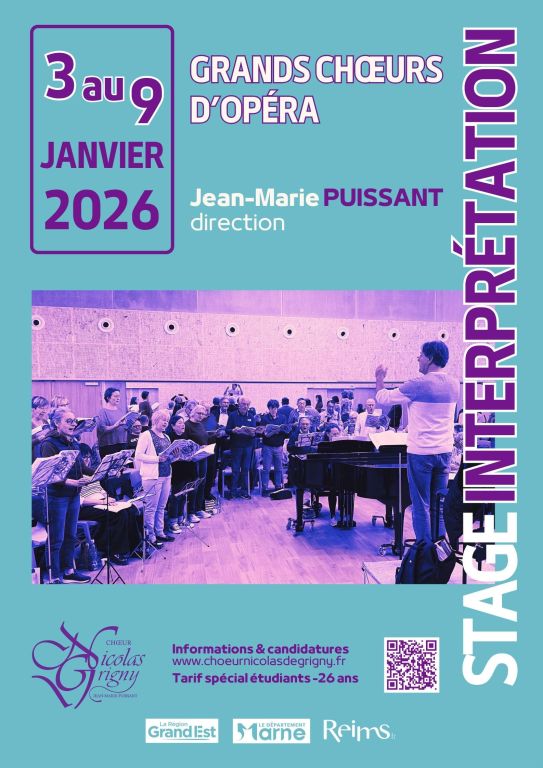Stages d'Interprétation Les Grands Chœurs d'Opéra