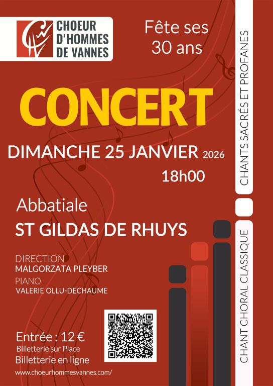 Concert du Chœur d’Hommes de Vanne