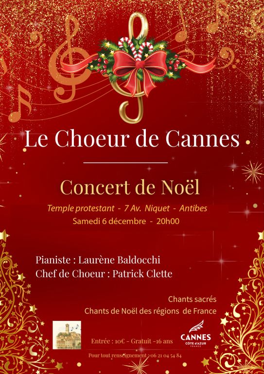 Concert de Noël à Antibes