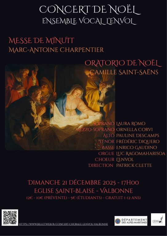 Concert de Noël de L'Envol