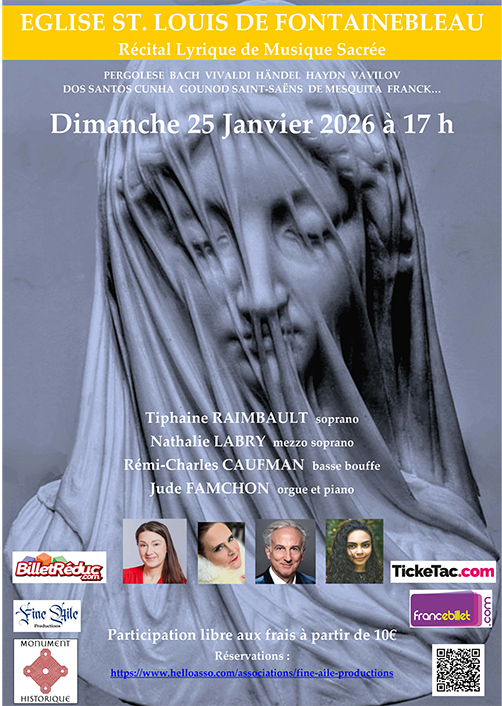 Récital Lyrique Musique Sacrée avec Orgue