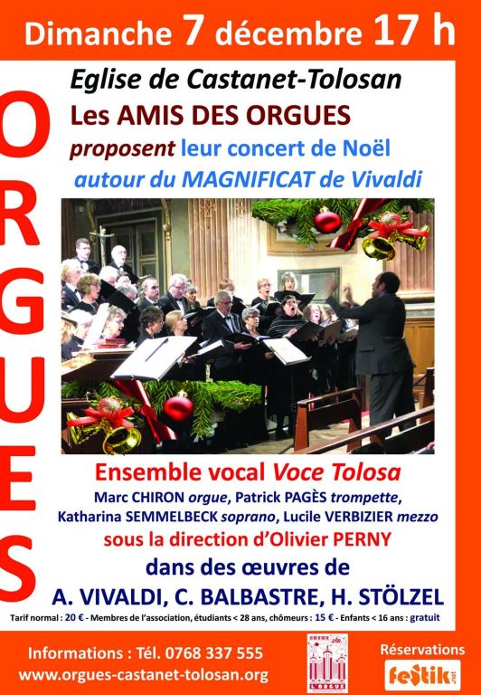 Concert de Noël avec l’Ensemble Vocal Voce Tolosa