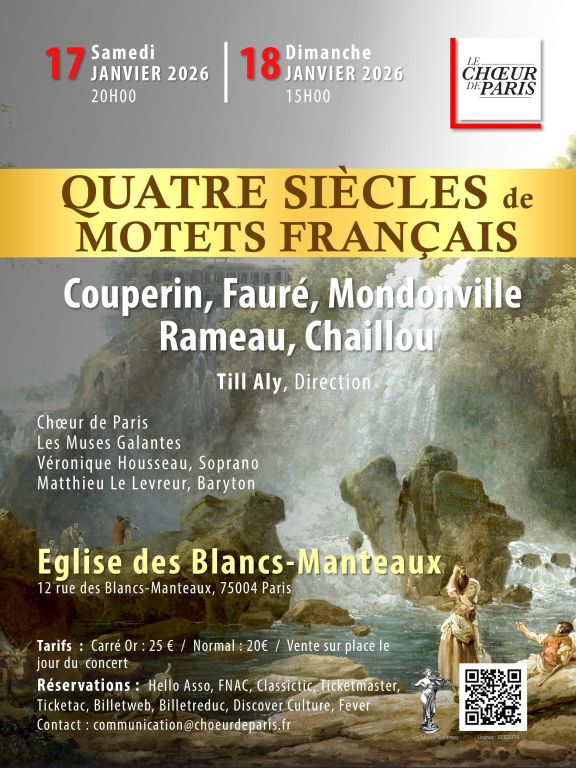 quatre siècles de motets français
