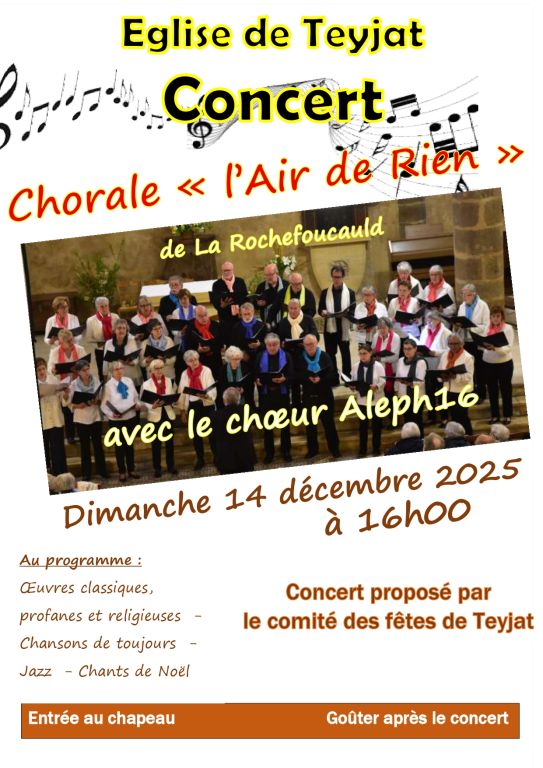 concert de Noel à Teyjat