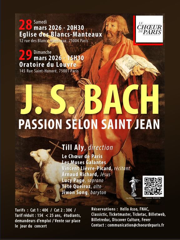 La Passion selon Saint Jean de J.S BACH