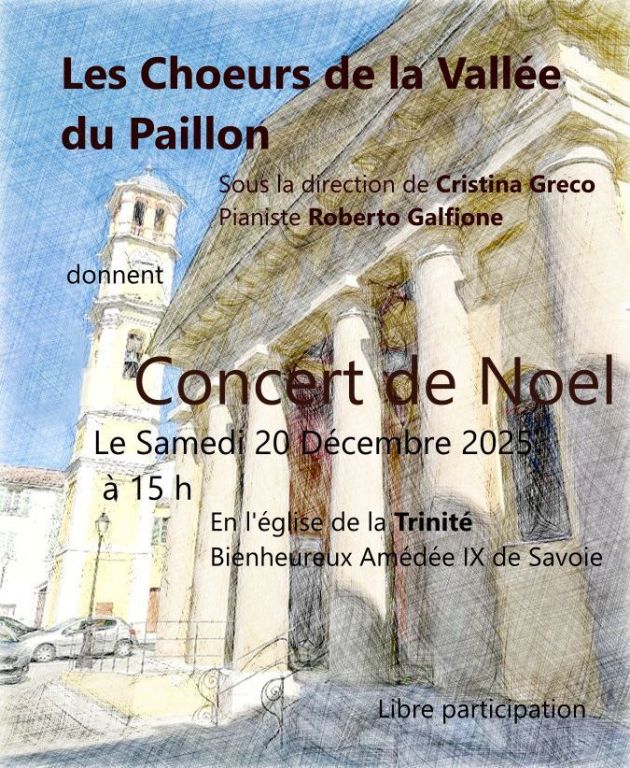 Concert de No&euml;l en l'&eacute;glise de la Ste Trinit&eacute;