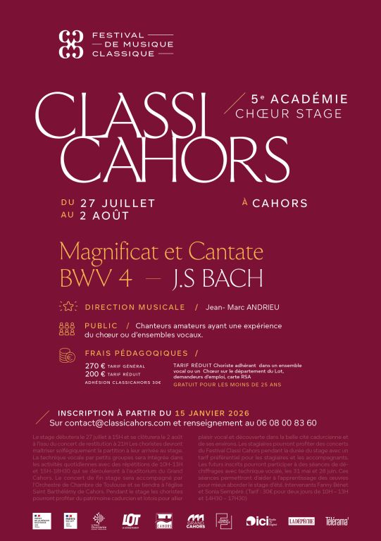 MAGNIFICAT & CANTATE BWV 4 JS BACH DIRECTION J ...