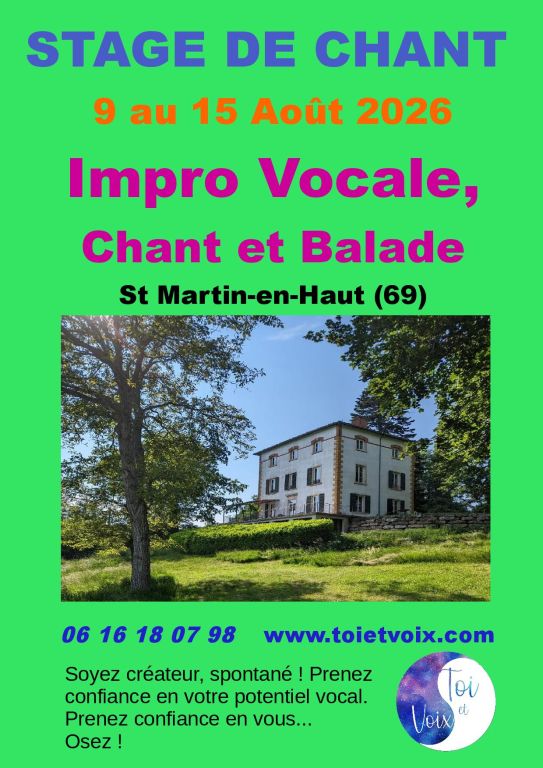 Impro vocale, chant et balade