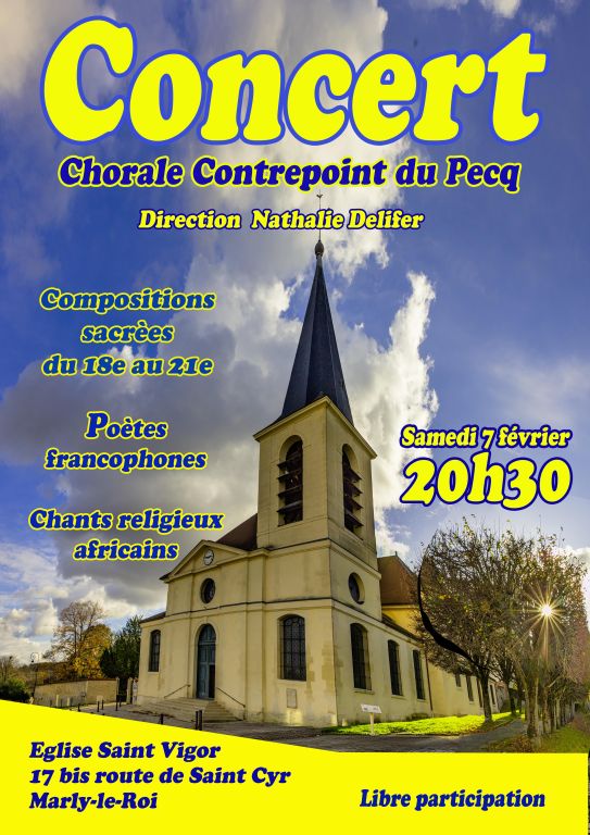 Concert de Chants sacr&eacute;s, po&eacute;tiques et africains