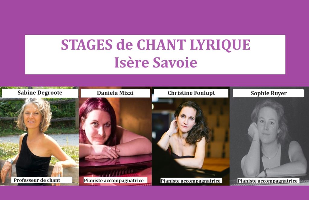 STAGES de CHANT LYRIQUE du 6 au 10 Juillet 202 ...