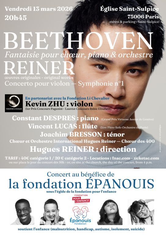 Concert au profit de la fondation Epanouis