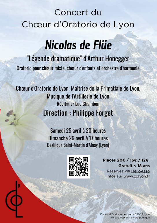 Nicolas de Fl&uuml;e d'Arthur Honegger