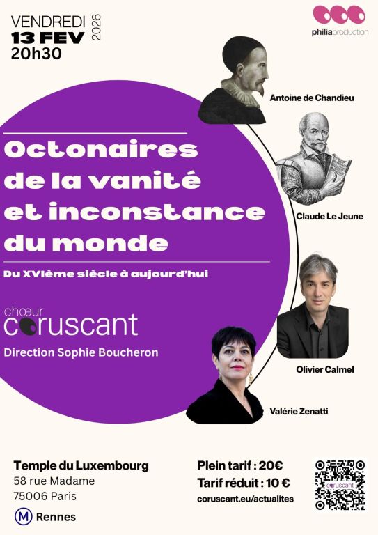 Octonaires de la vanit&eacute; et inconstance du monde