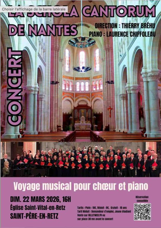 Concert Ch&oelig;ur et Piano de la Schola Cantorum d ...
