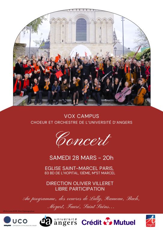 Concert de Vox Campus &agrave; l'&eacute;glise Saint Marcel  ...