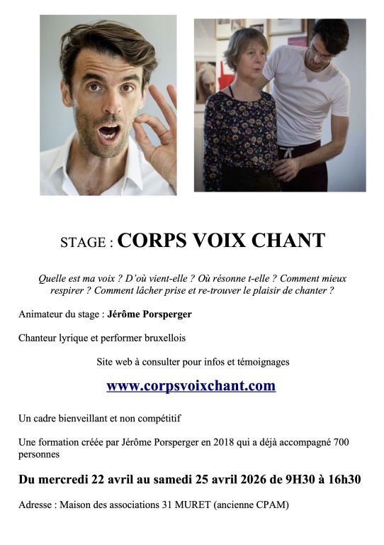 Stage de Chant (r&eacute;gion de Toulouse) du 22 au 2 ...