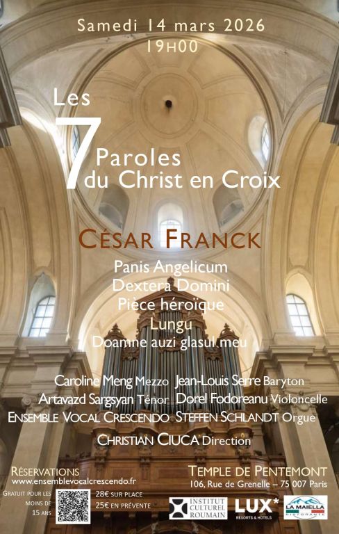 Concert Choeur Orgue - C&eacute;sar FRANCK