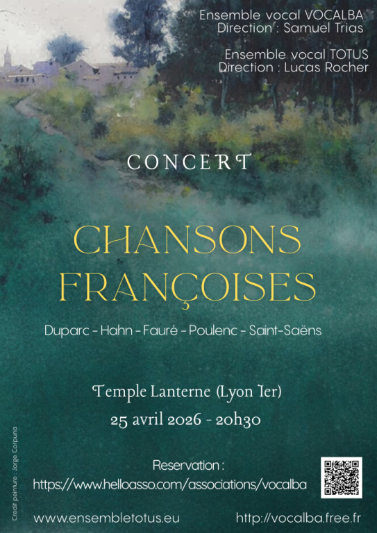 Concert Commun avec l'ensemble VOCALBA