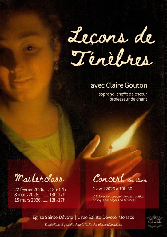 Masterclass de Chant Baroque avec Claire Gouton