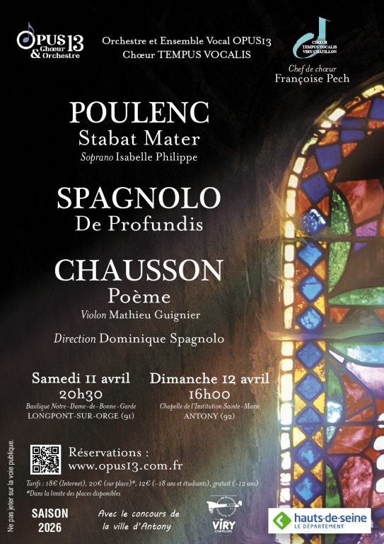 POULENC Stabat Mater - SPAGNOLO De Profundis
