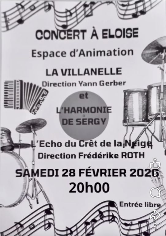 Concert de La Villanelle et de l'harmonie de S ...