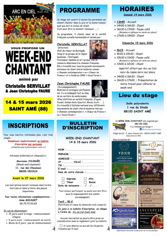 Week-end chantant
