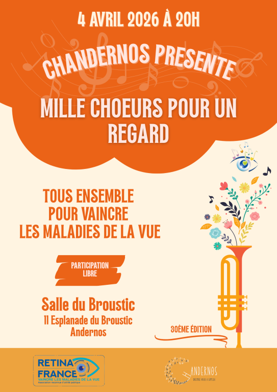 Concert choral Mille choeurs pour un regard