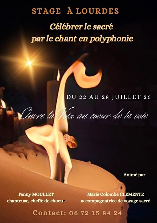 CHANTS SACRES POLYPHONIQUES à LOURDES