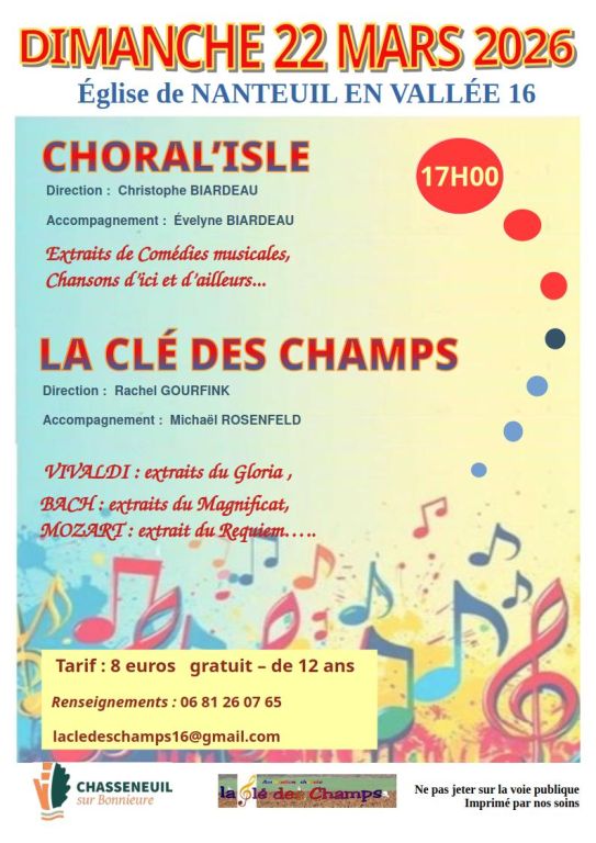 CONCERT LE PRINTEMPS DES CHOEURS