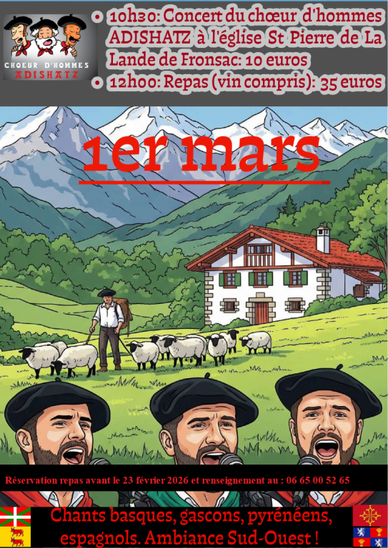 Concert matinal &agrave; La Lande de Fronsac