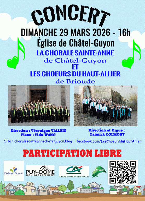 le Puy-de-D&ocirc;me et la Haute-Loire en concert