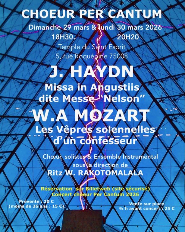 CHOEUR PER CANTUM. J.HAYDN, Missa in Angustiis ...