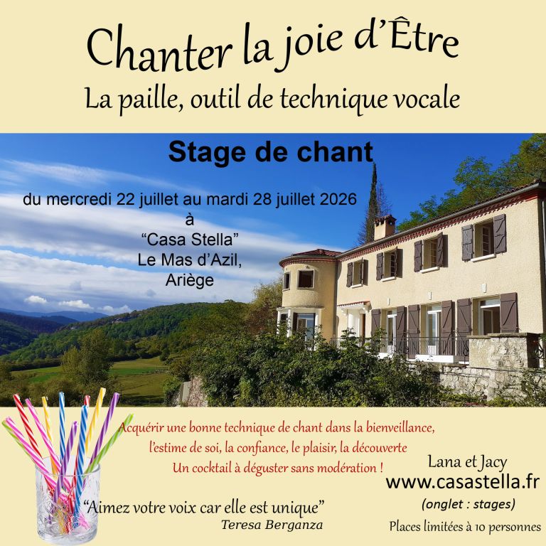 "Chanter a joie d'Etre" La paille outil de tec ...
