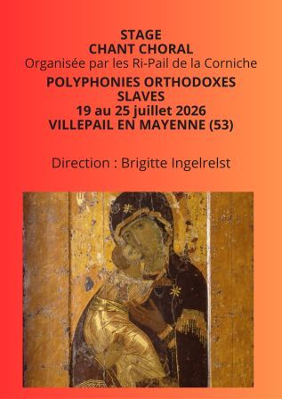 1er STAGE de POLYPHONIES ORTHODOXES SLAVES &agrave; V ...