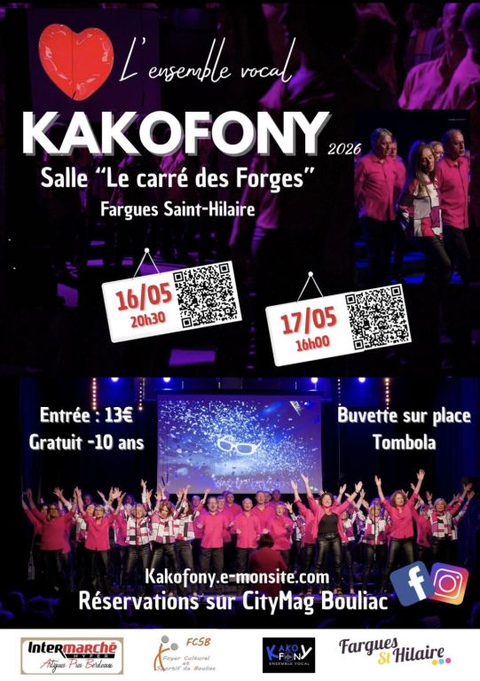 CONCERT ANNUEL 🎵 L&rsquo;ENSEMBLE VOCAL KAKOFONY🎵 2  ...
