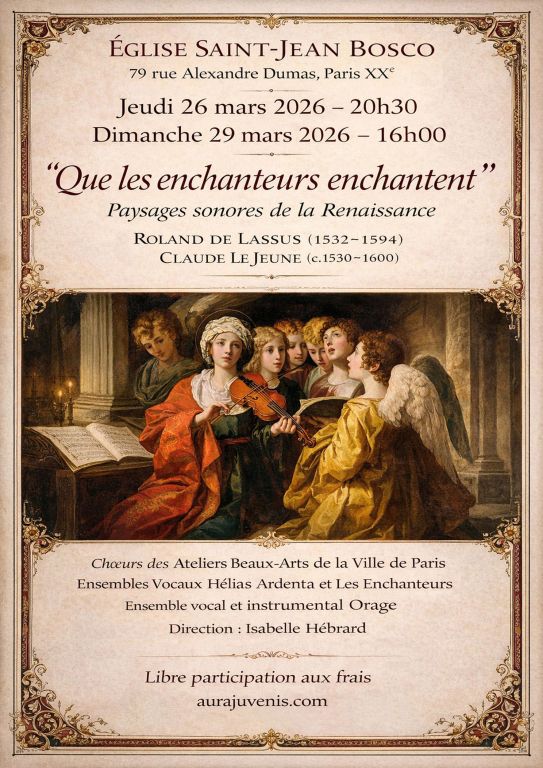 "Revoici du printans l'amoureuse et belle saison"