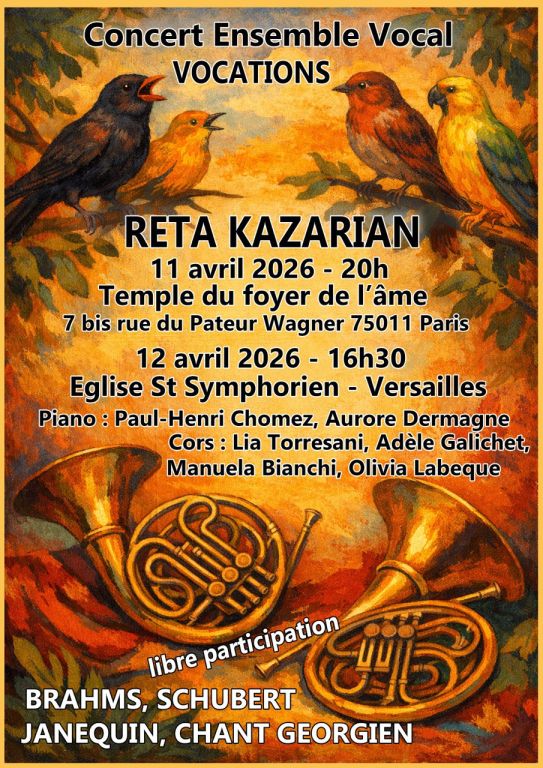 CONCERT ENSEMBLE VOCAL VOCATIONS