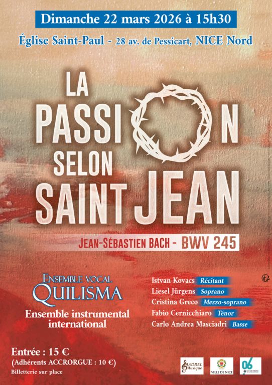 La Passion selon St Jean de J.S.BACH dans son  ...